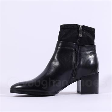 Regarde Le Ciel Taylor Stretch Cuff Boot - Black Leather